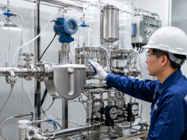 儋州科里奥利液体质量流量计